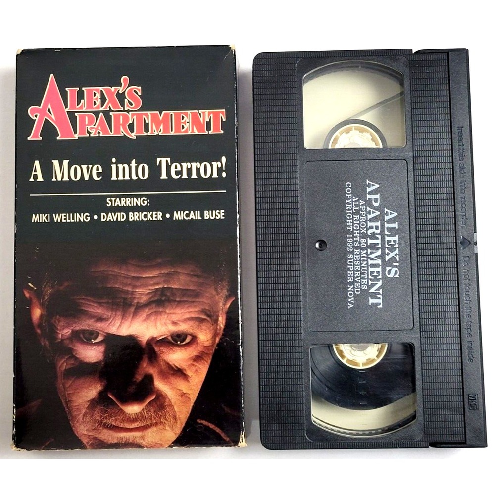 ALEX'S APARTMENT - VHS - RARE OOP HORROR VHS‎ MGP
